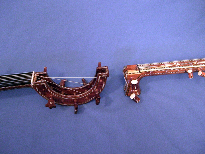 Similar in appearance to the Kashgar Rabab, this instrument comes from ...